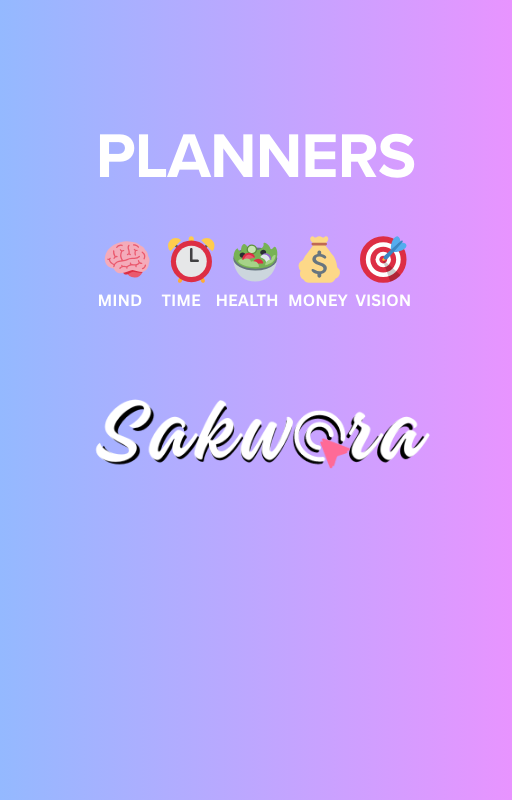 The Ultimate Sakwora Life Planner - Digital PDF | Mind, Time, Health, Money & Vision Organizer + FREE 66-Page Organization System - Image 2